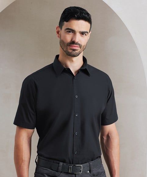 Chemise à manches courtes en popeline Supreme Homme