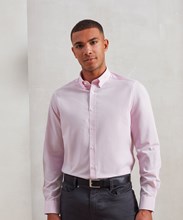 Chemise à rayures Oxford en coton majoritaire pour homme