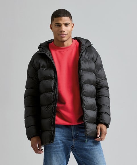  Solitude recycled hooded jacket