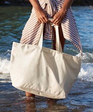 Oversized heavy duty canvas tote bag