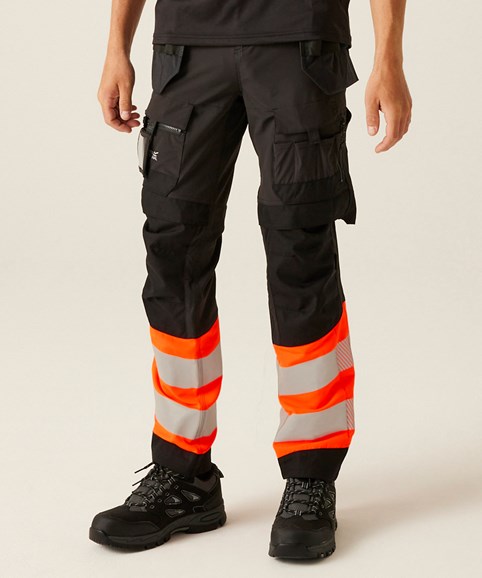 Hi-vis X-pro stretch holster trousers (class 1)
