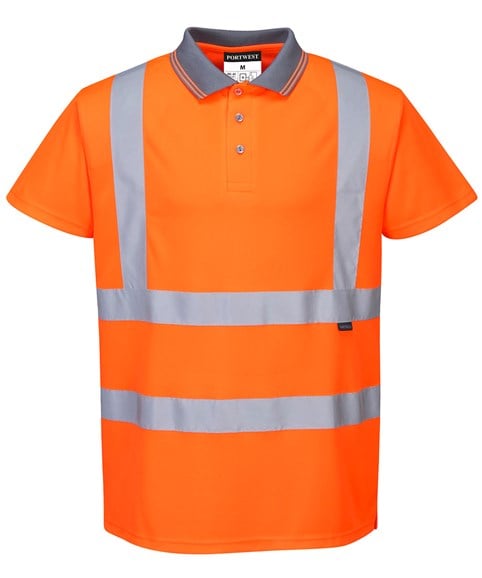 Hi-vis short sleeved polo (S477/RT22)
