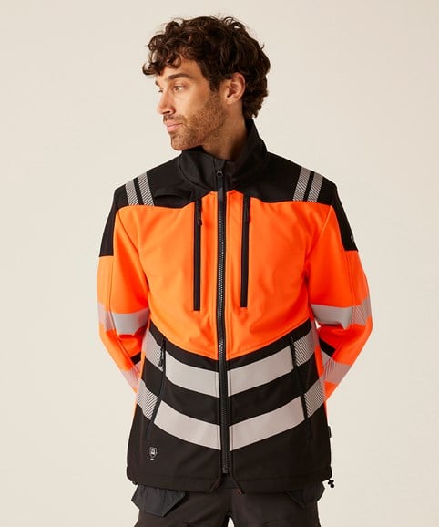 Hi-vis X-pro 3-layer softshell jacket (class 2)