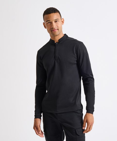 Essential Coolchecker® song sleeve shef's shirt