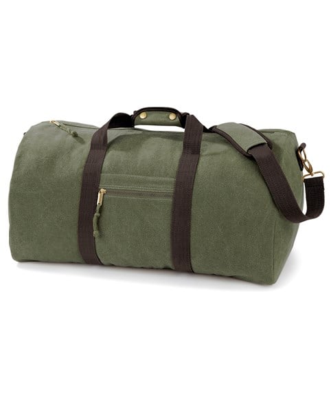 Vintage canvas holdall