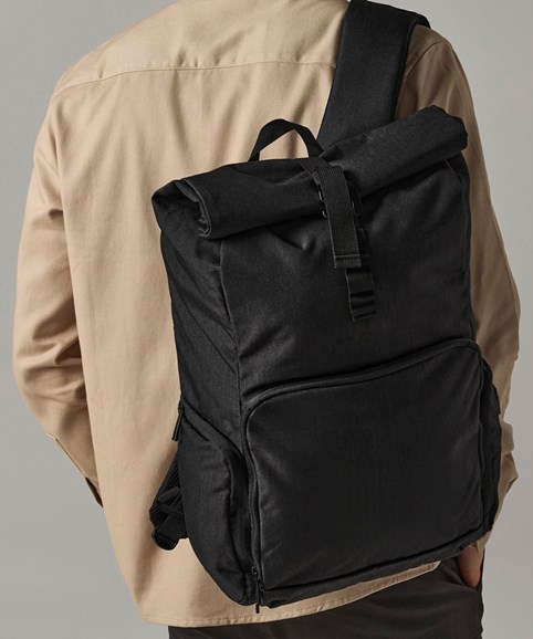 Q-Tech charge roll-top backpack