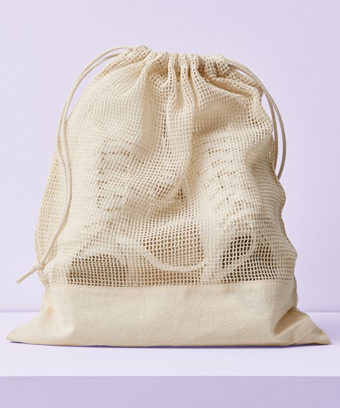 Cotton mesh bag