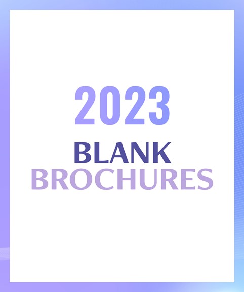 2023 Top Styles Collection Blank Brochures