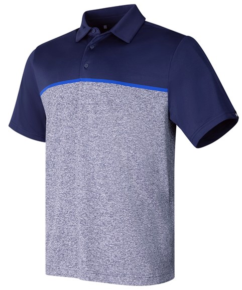 UA playoff 3.0 stripe polo LB - edge lit