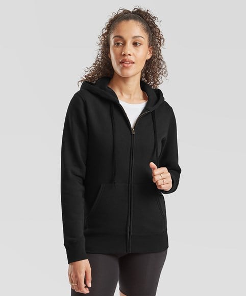 Women's premium 70/30 hooded sweatshirt jacket