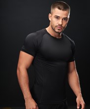 T-shirt coupe slim pour homme