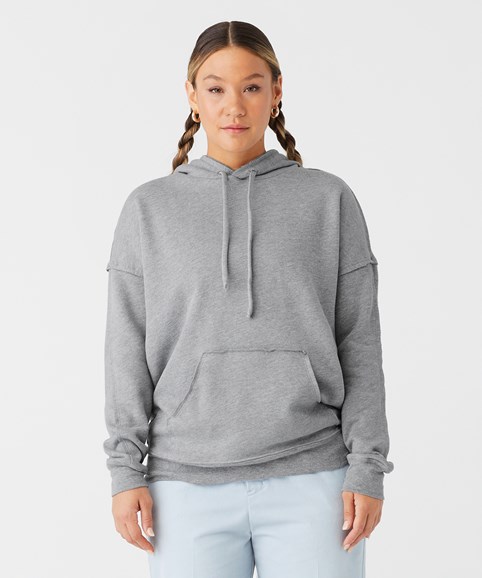 Unisex raw-seam hoodie