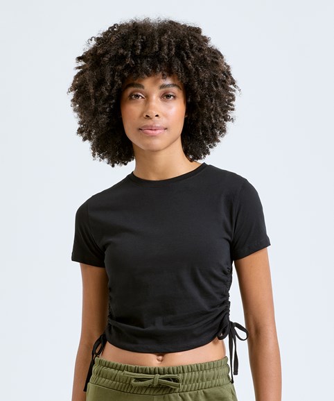 Crop-top froncé femme TriDri®