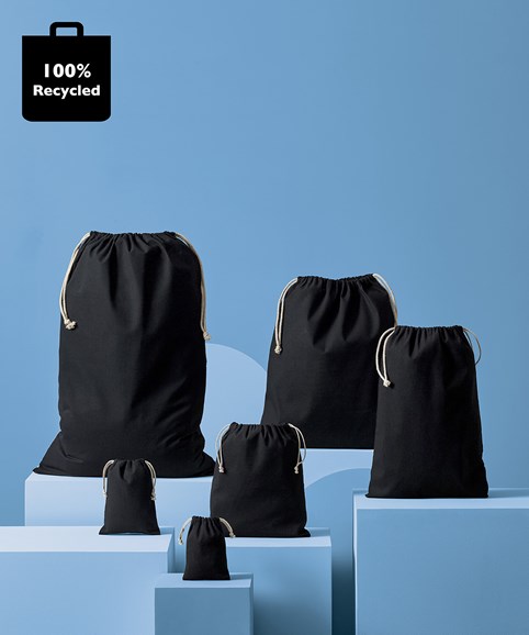 Recycled cotton stuff bag