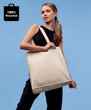 Recycled premium canvas spacious shopper