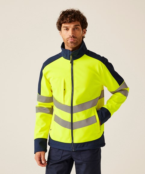 High-vis pro softshell