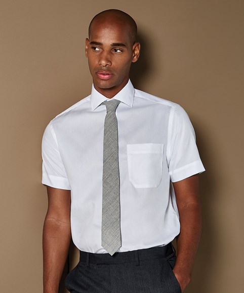 Premium non-iron corporate shirt short-sleeved (classic fit)