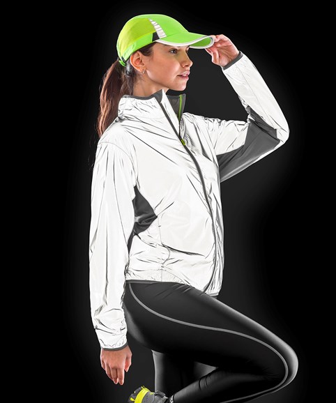 Luxe reflective hi-vis jacket