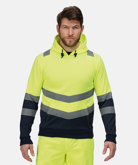 Pro hi-vis overhead hoodie