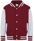 Burgundy/Heather Grey