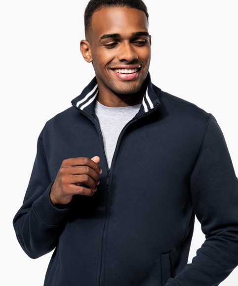 Full-zip fleece jacket