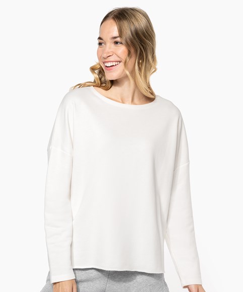 Ladies' oversized sweatshirt