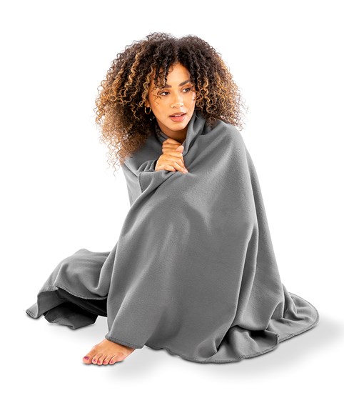 Plaid polaire recyclée