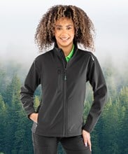 Women's recycled 3-layer printable softshell jacket