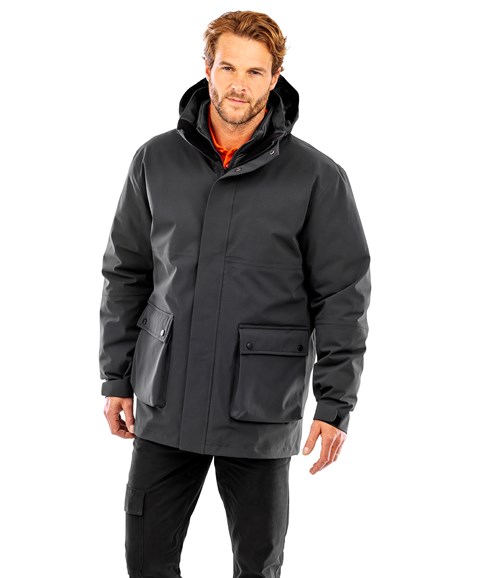 Recycled 3-in-1 padded ripstop jacket