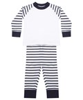 Navy Stripe/White