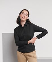 Women's long sleeve easycare Oxford shirt