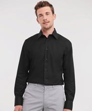 Long sleeve easycare tailored Oxford shirt