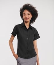 Chemise manches courtes sans repassage pour femme