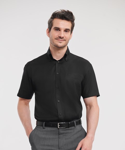 Short sleeve ultimate non-iron shirt