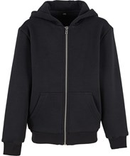 Kids fluffy zip hoodie