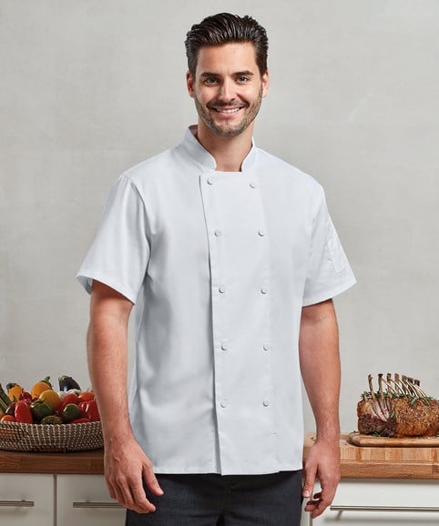 Veste de cuisinier à manches courtes Coolchecker®