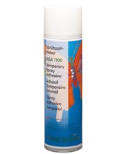 Temporary spray adhesive