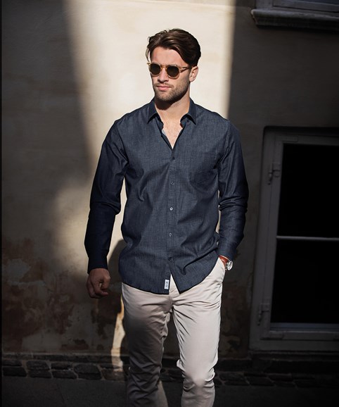 Torrance modern fit – raw and stylish denim shirt