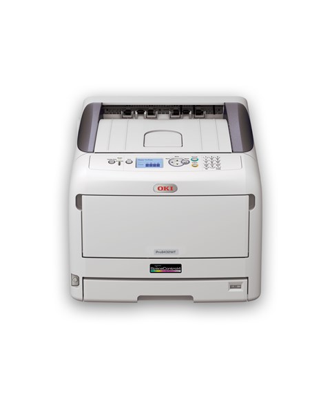 OKI Pro 7411 white toner printer