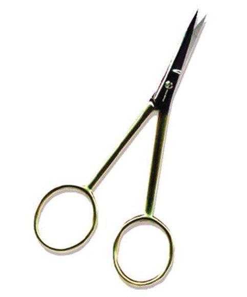 Gold plated scissors