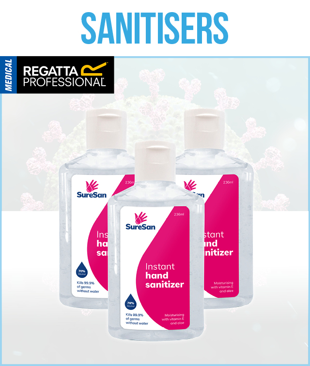 RG201
Hand sanitiser 236ml