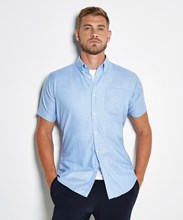 Slim fit workwear Oxford shirt short-sleeved (slim fit)