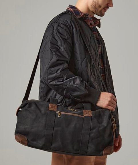 Heritage waxed canvas holdall