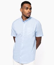 Short-sleeved easycare Oxford shirt