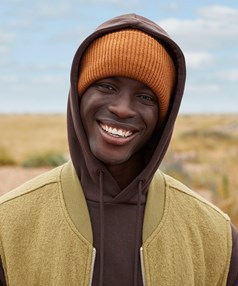 Classic engineered deep cuffed beanie