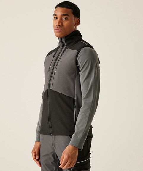 4-Tex stretch 3-layer softshell bodywarmer