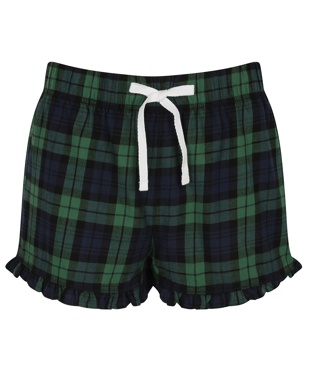 Yellow Plaid Tartan Women's Shorts