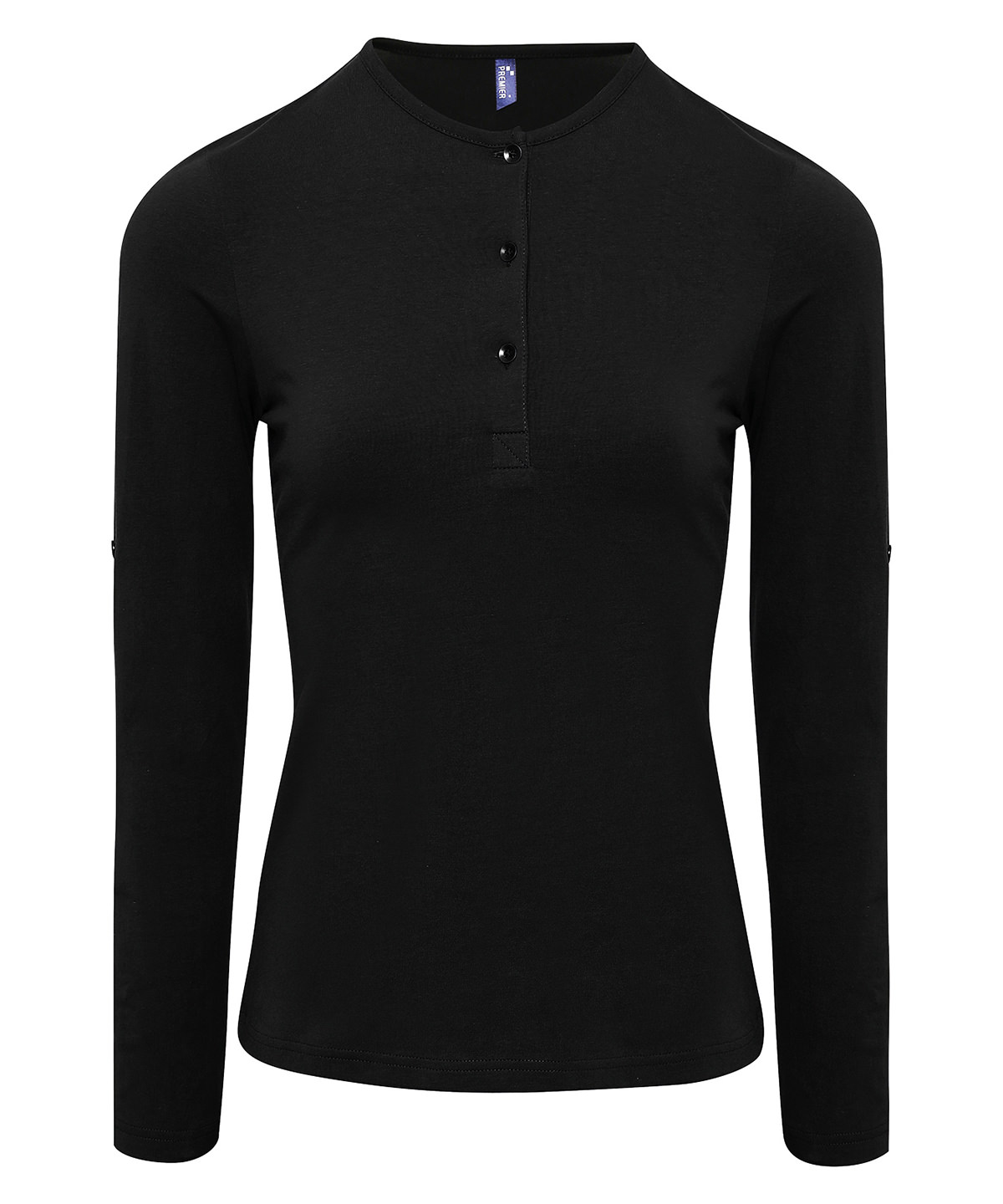 Soft Stretch Roll Sleeve Tee main image 1