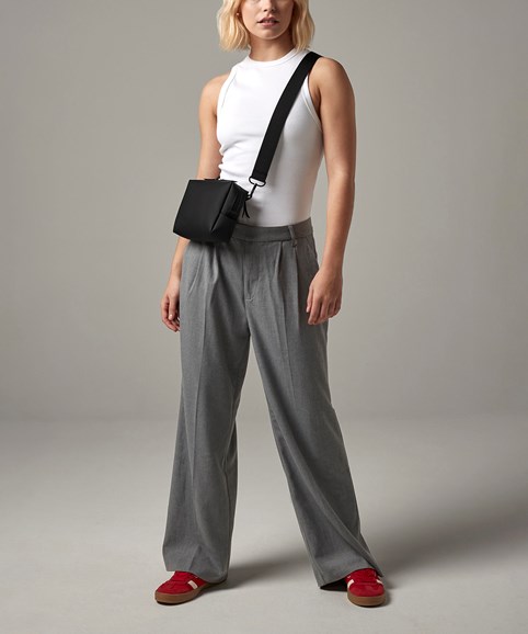 Matte PU cross body bag