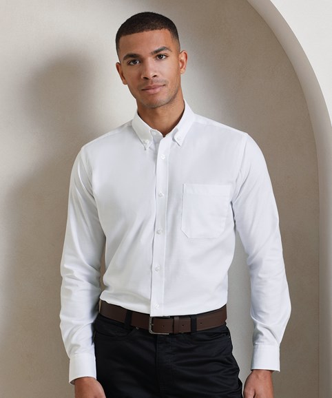 Signature Oxford long sleeve shirt